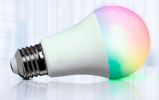 Lâmpada Inteligente Zinnia Crux CR90, 9W, Bluetooth, RGB, Branco, ZNS-ZNCR09W-RGBC01