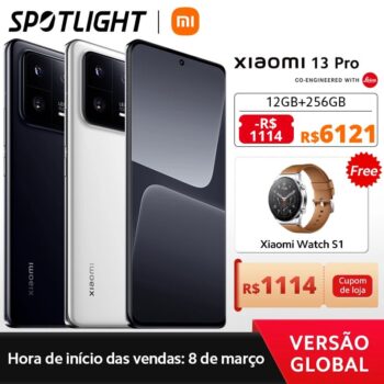 Lançamento Mundial XIAOMI 13, 13Pro e 13Lite