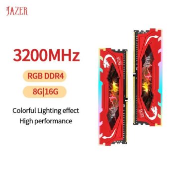 Memória Ram Jazer DDR4 3200mhz RGB