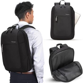 Mochila para Notebook até 15,6” Targus Intellect Essential em Poliéster – Preta