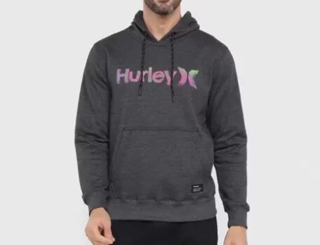 Moletom Hurley O&O Smoke Masculino