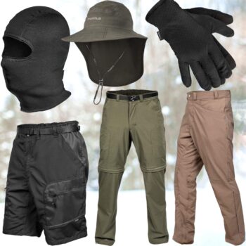 Ofertas em Vestuário de proteção térmica, luvas, gorros, calças, bermudas