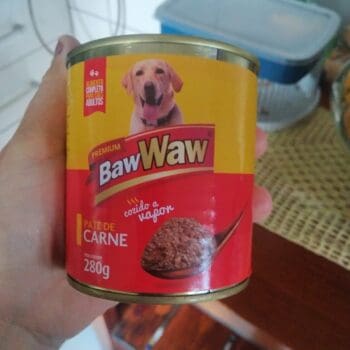 Patê Baw Waw para cães sabor Carne 280g