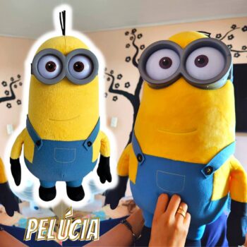 Pelúcia Minions Kevin Médio - 35cm - Fun Divirta-se, Amarelo