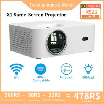 Projetor Wanbo X1 Cupom
