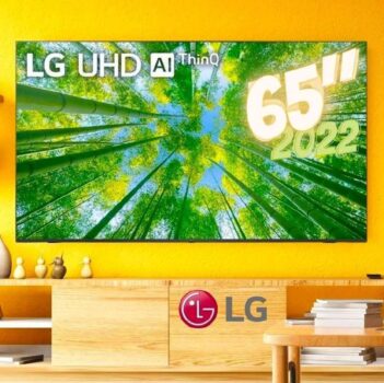 Smart TV 65 LG 4K 65UQ7950PSB WiFi, Bluetooth, HDR, Inteligência Artificial ThinQ, Smart Magic, , Alexa