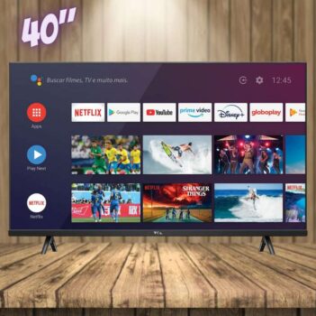 Smart TV LED 40" FULL HD TCL 40S615 - Android TV, Wifi