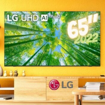 Smart TV LED 65" 4K UHD LG 65UQ7950 - Alexa, ThinQAI, Google, Wifi, Bluetooth