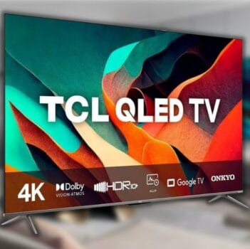 Smart TV QLED 50" 4K UHD TCL C635 - Google TV, Wifi, Bluetooth