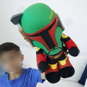 Star Wars Pelúcia Brinquedo de pelúcia Boba Fett com Sons