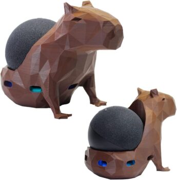 Suporte De Mesa Para Alexa Echo Dot 4 Capivara
