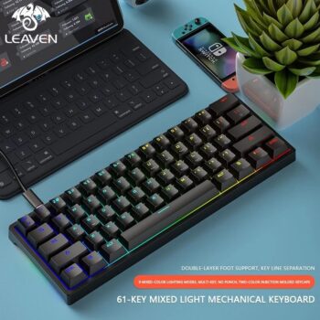 Teclado Mecânico Leaven 60% RGB