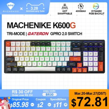 Teclado Mecânico Machenike K600G