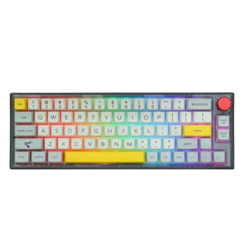 Teclado Mecânico Sem Fio Epomaker TH66