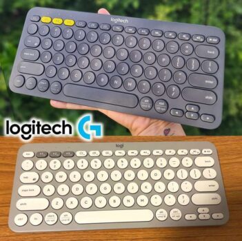 Teclado sem fio Logitech K380 com Conexão Bluetooth Easy-Switch para até 3 dispositivos e Pilha Inclusa - Compatível com PC, Mac, Chrome OS, Android, iOS e Apple TV