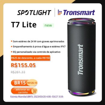 Tronsmart T7 lite Cupom