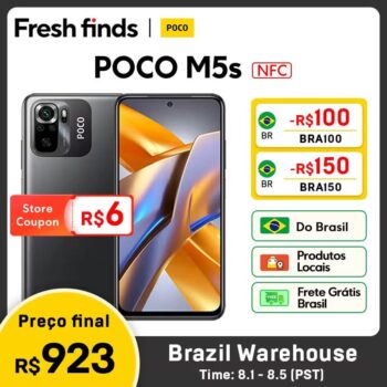 Xiaomi Poco M5s - Estoque no Brasil