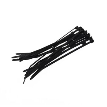 Abraçadeiras de Nylon, 100x2.5mm, 100 unidades - Preto