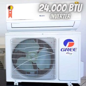 Ar Condicionado Split Gree Eco Garden Inverter 24.000 Btu 220v Frio - Evaporadora Gree Branco 220v