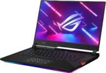 ASUS ROG Strix Scar 15 (2021) Gaming Laptop, 15,6" 300Hz IPS Type FHD, NVIDIA GeForce RTX 3080, AMD Ryzen 9 5900HX, 16GB DDR4, 1TB SSD, Opti-Mechanical Per-Key RGB, Windows 10, G533QS-DS96