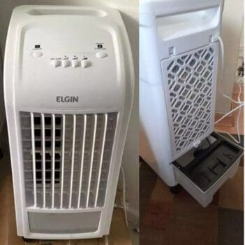 Climatizador de Ar Portátil Smart 3 em 1, Elgin, Branco, 3.5 Litros 110V - Climatiza, ventila e ioniza o ar