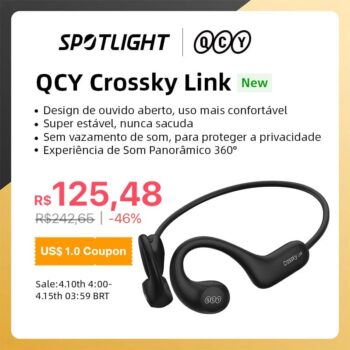 Fone Bluetooth Esportivo QCY Crossky Link