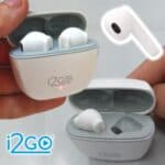 Fone de Ouvido Bluetooth Sem Fio TWS Air Sound Go 2.0 i2GO com Estojo De Carregamento - i2GO Plus