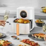 Fritadeira Air Fryer Sem Óleo Gaabor 4L Digital Touch, 1400W, 127V, Branco - E45A02