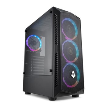 Gabinete Gamer Mancer AeroStorm, 4 Fans RGB, Lateral de Vidro