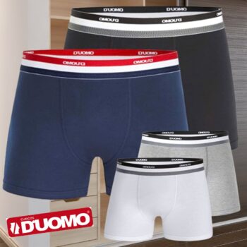 Kit 2 Cuecas Boxer Algodão, Duomo, Masculino