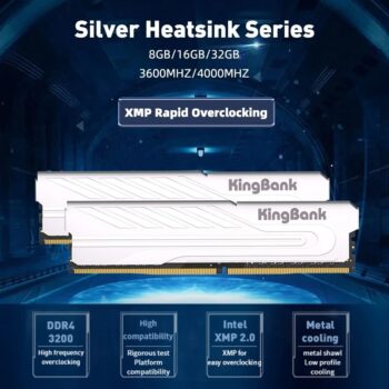 Memória Ram KingBank DDR4 2x8GB