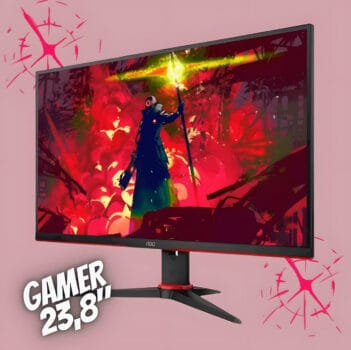 Monitor AOC Gamer Speed 24G2HE5 23,8" W-LED Full HD Widescreen IPS 75Hz 1ms HDMI VGA