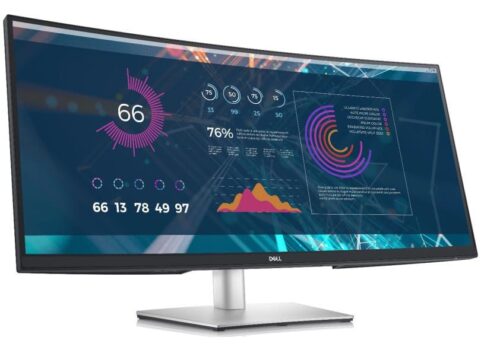 Monitor Dell Curvo 34“ USB-C P3421W Preto