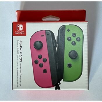 Nintendo, Controle Nintendo Switch, Joy-Con, Esquerdo e Direito, Versátil, Rosa Neon e Verde Neon