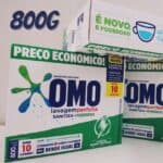 OMO Lavagem Perfeita - Sabão Sanitizante Em Pó 800G