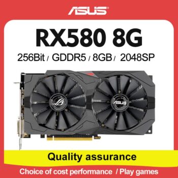 Placa de vídeo Asus RX580 8GB Asus