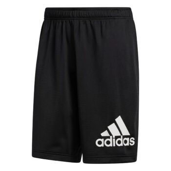 Short Adidas Logo Masculino - Preto+Branco