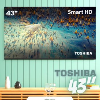 Smart TV 43" Full HD LED TB008M Toshiba 43V35KB com WiFi, Dolby Audio, Espelhamento de Tela e Modo Arte