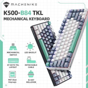 Teclado Mecânico Machenike K500-B84 TKL