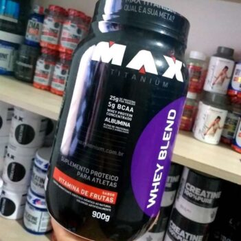 Whey Blend - 900g Vitamina de Frutas, Max Titanium