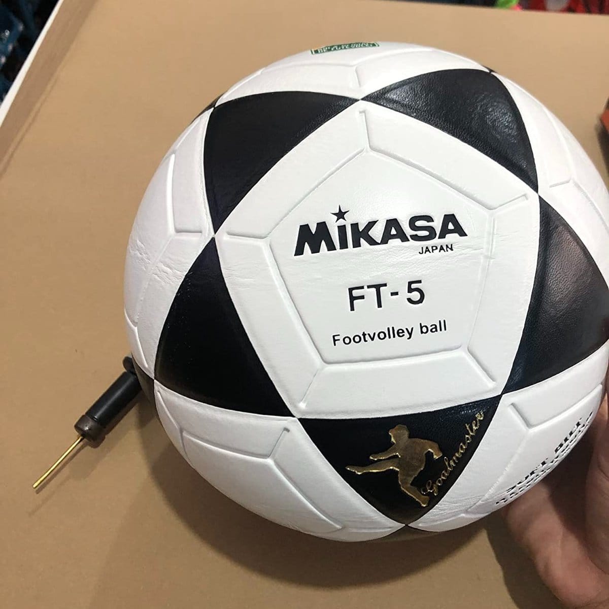 Bola De Futvôlei Futevolei Mikasa Ft 5 - Ft5 Original preta com