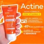 Actine Sabonete Líquido + Vit C, pele oleosa a acneira, Darrow - 60g, Laranja