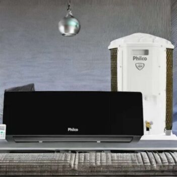 Ar Condicionado Split Hi Wall Inverter Philco Black 9000 BTU/h Frio PAC9000ITFM12W - 220 Volts