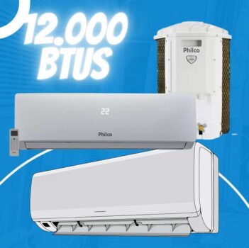 Ar Condicionado Split Hi Wall Philco 12000 BTU/h Frio PAC12000TFM12 220 Volts