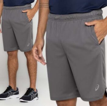 Bermuda Masculina Asics Malha Recorte Lateral