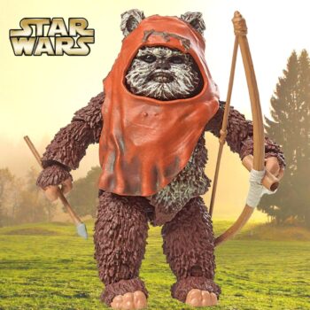 Boneco Star Wars The Black Series - Figura 15 cm com Acessório - Wicket - F7050 - Hasbro