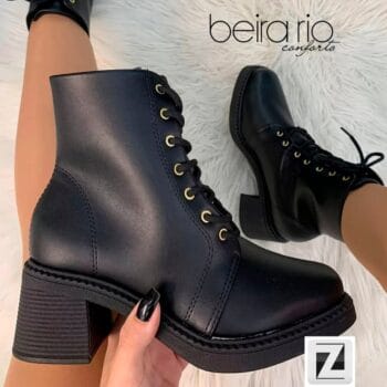 Bota Coturno Beira Rio Feminina