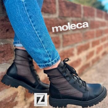 Bota Coturno Moleca Cano Médio Feminina