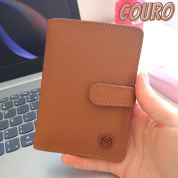 Carteira Feminina Couro Legítimo Rg Cnh Cartões Mariart 612