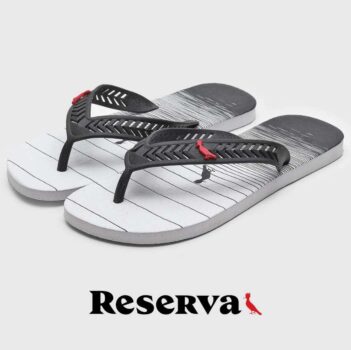Chinelo Reserva Abstrato Branco